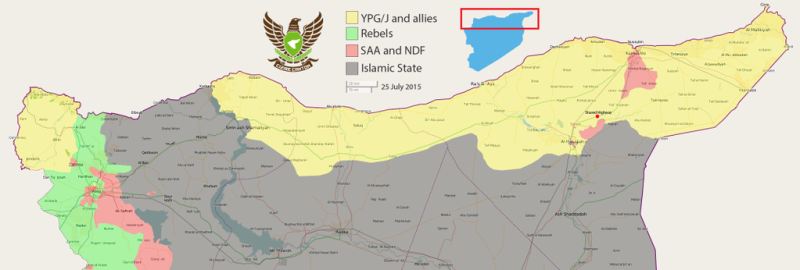 Aktuelle Lage in Rojava. Türkei fürchtet Verbindung der Kantone.